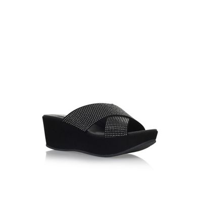 Black 'Saira' high heel sandals